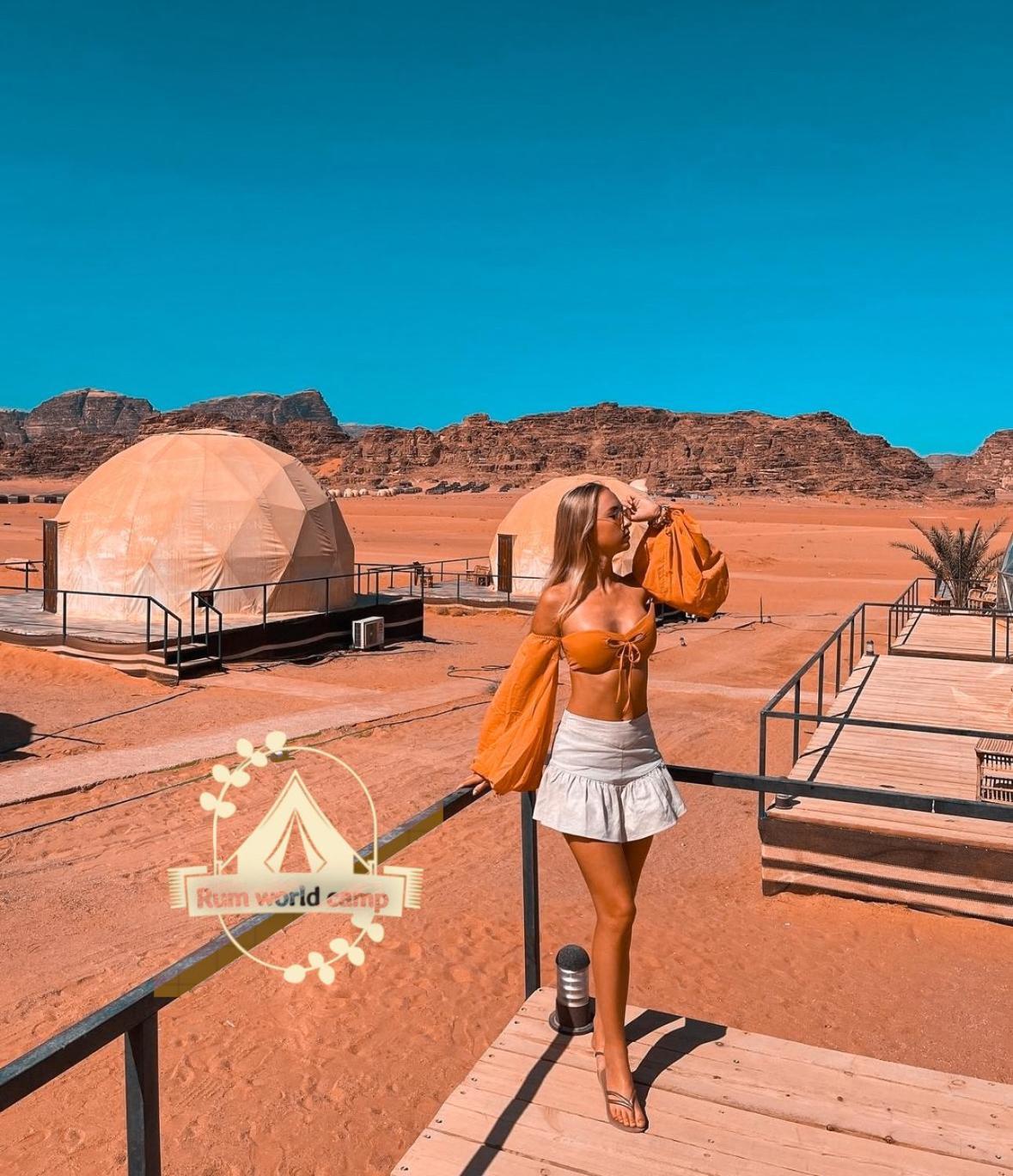 Rum World Bubble Luxury Camp Wadi Rum Esterno foto