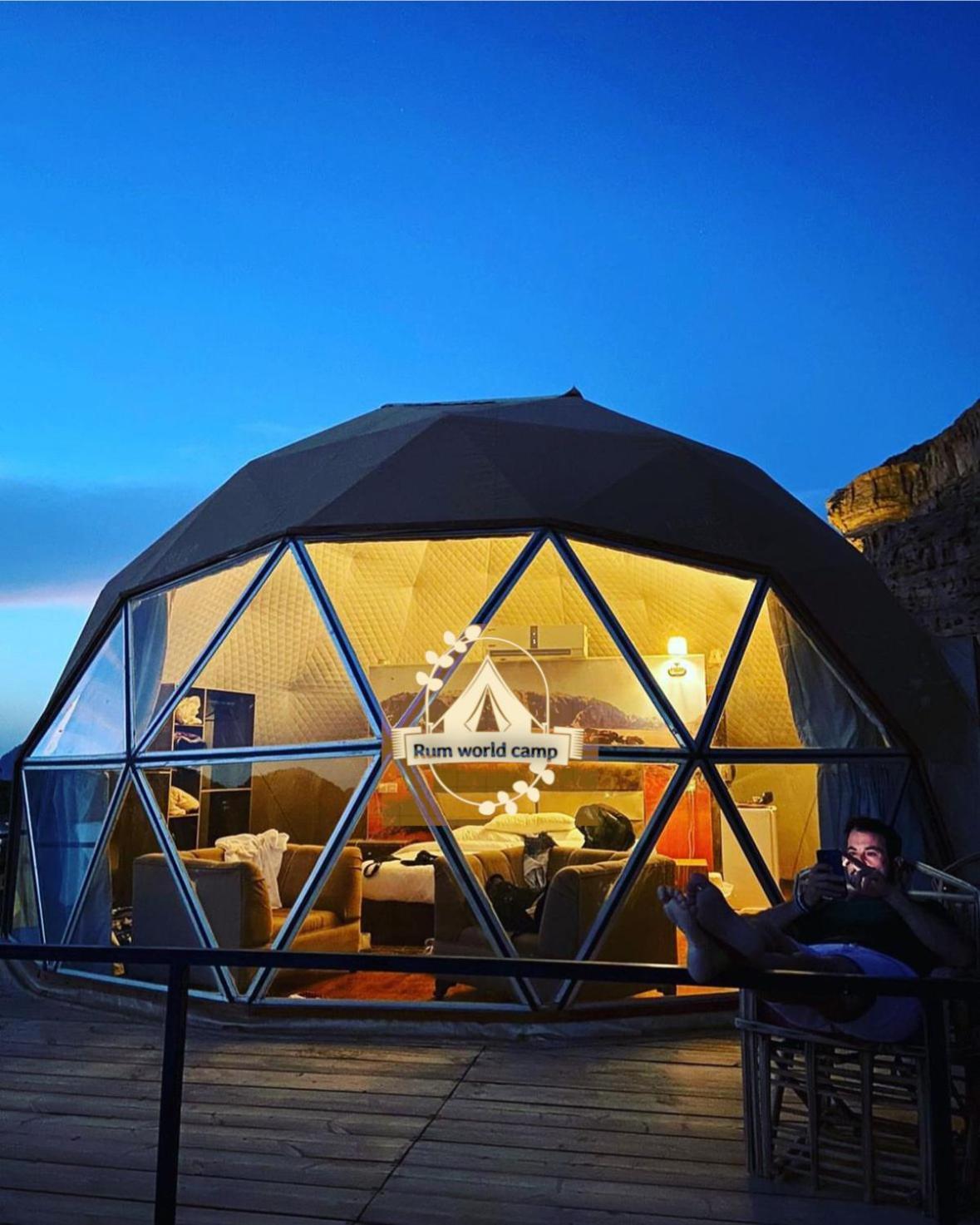 Rum World Bubble Luxury Camp Wadi Rum Esterno foto